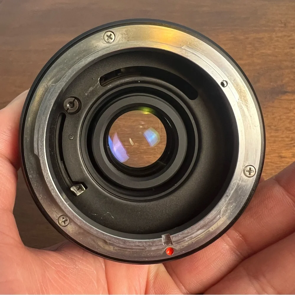 Vivitar 2X Macro Focusing Teleconverter MC for Canon FD w/ Case &‎ Caps